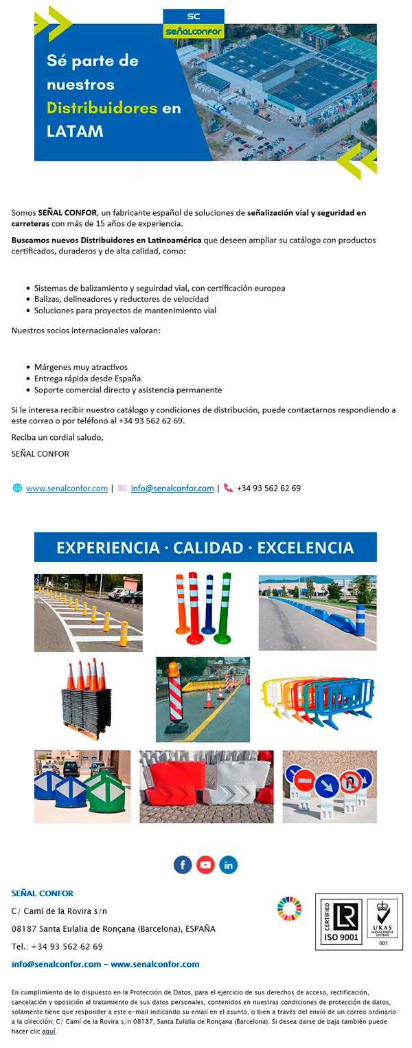 SENALCONFOR.COM - DISTRIBUIDORES LATAM