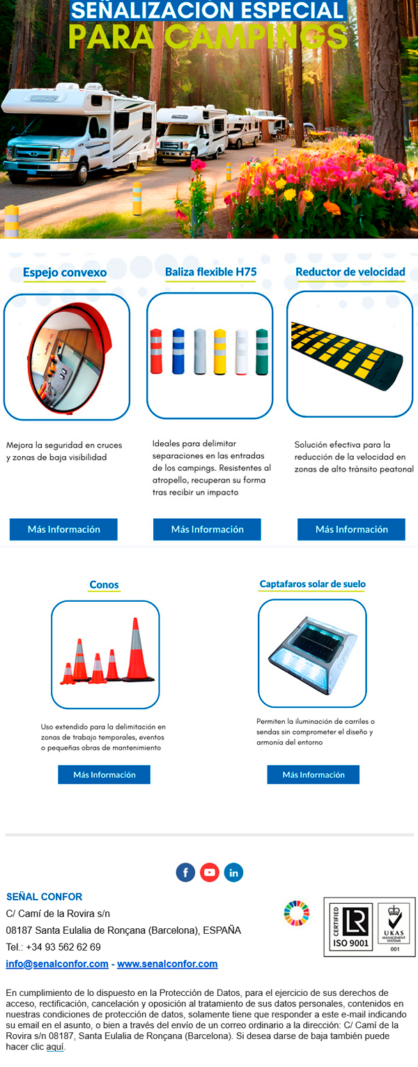 SENALCONFOR.COM - SEÑALIZACIÓN ESPECIAL CAMPINGS